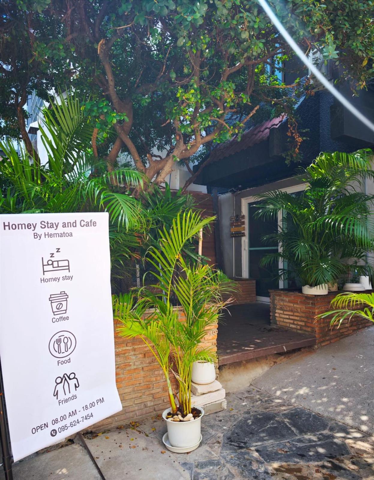 Homey Stay And Cafe By Hematoa Bangkok Exteriör bild